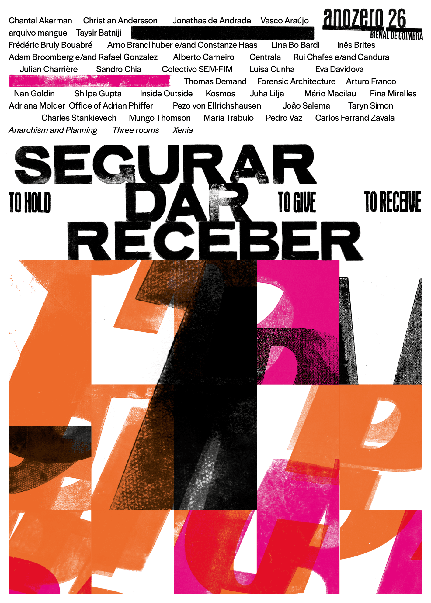 Anozero'26 Lista Artistas